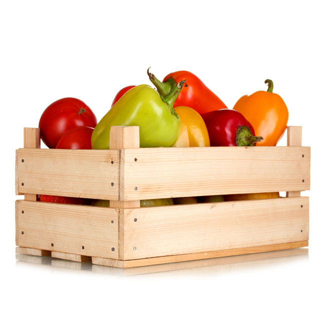 Organic Peppers & Tomatoes